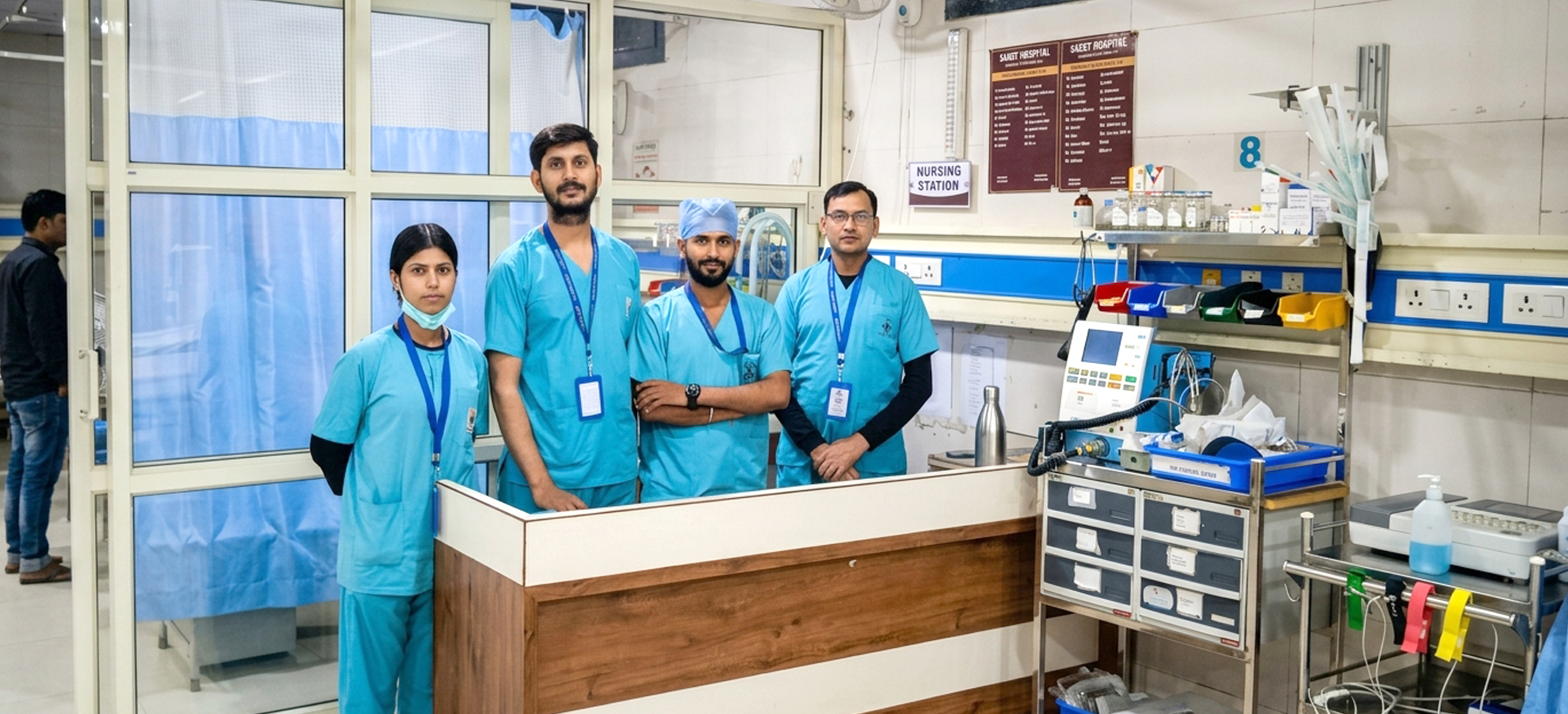 Saket Hospital Agra front view 24/7 emergency multispeciality hospital