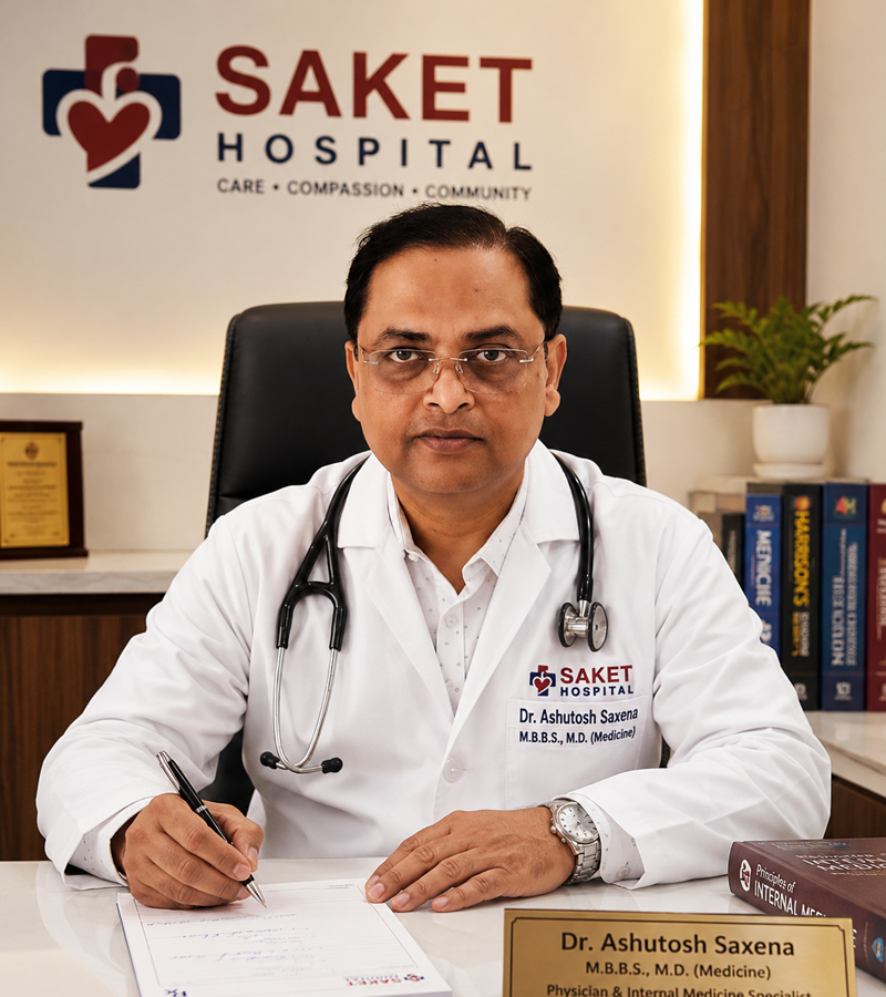 Dr. Ashutosh Saxena - Physician and Internal Medicine Specialist in Agra