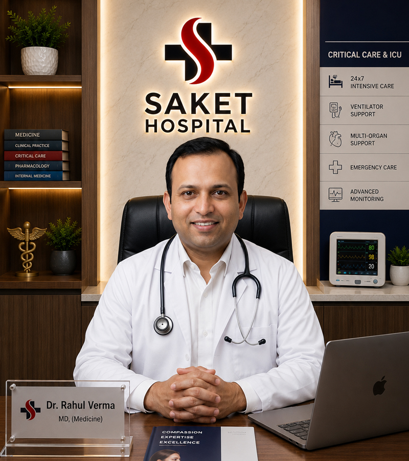 Dr. Rahul Verma - Critical Care & ICU Specialist in Agra