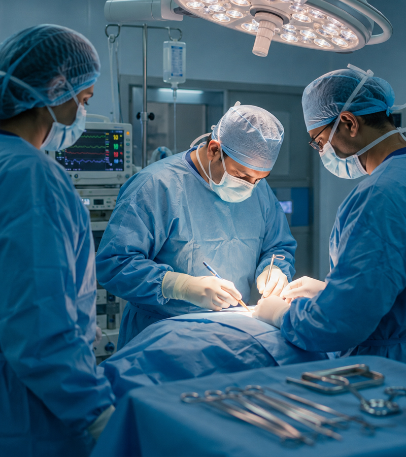 Advanced General Surgery Operation Theatre at Saket Hospital Agra