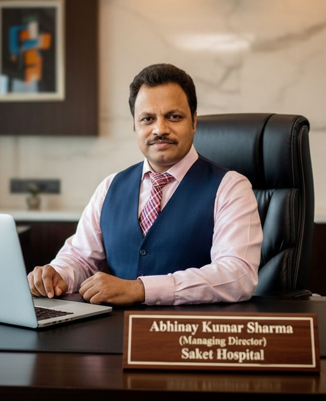 Abhinay Kumar Sharma Managing Director Saket Hospital Agra
