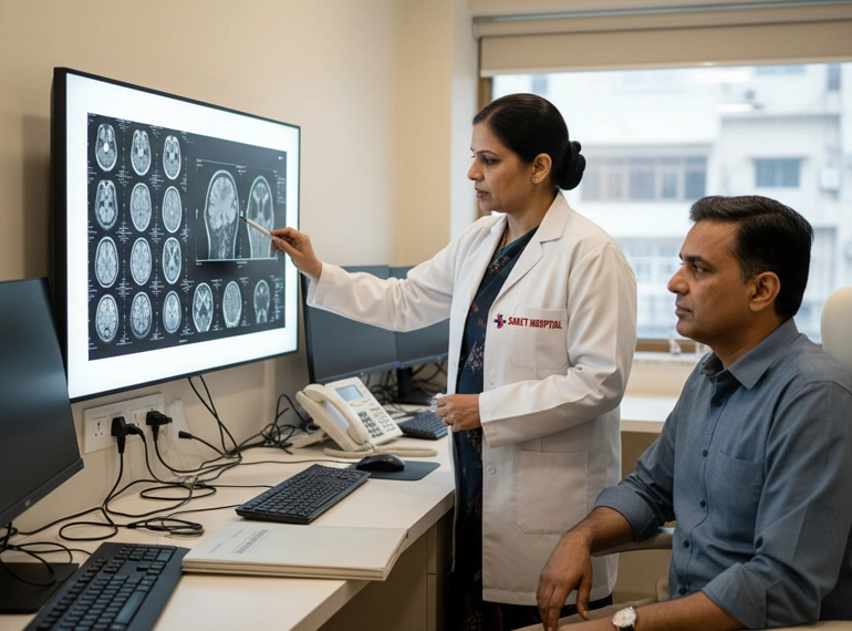 Neurology treatment in Agra for brain and nerve disorders at Saket ospital