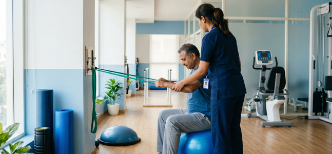 Physiotherapy Center in Agra - Saket Hospital